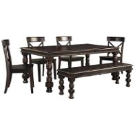 D657-35 Ashley Furniture Gerlane - Dark Brown Dining Room Furniture Dining Table