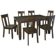 D658-35 Ashley Furniture Trudell - Dark Brown Dining Room Furniture Dining Table