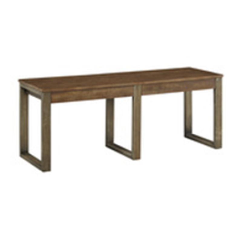 D66300 Ashley Furniture Dondie Warm Brown Dining Room Bench