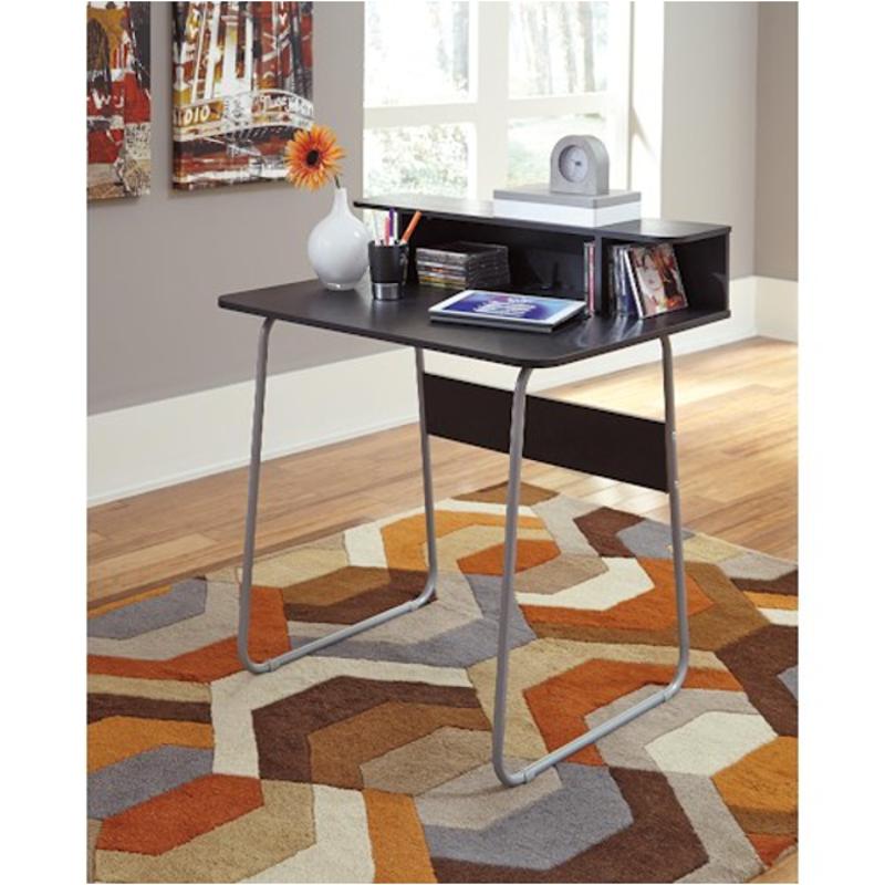 H11710 Ashley Furniture Ploviny Dark Brown Home Office Desk