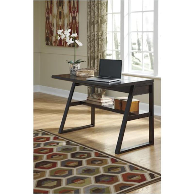 H58210 Ashley Furniture Chanella Dark Brown Home Office Desk