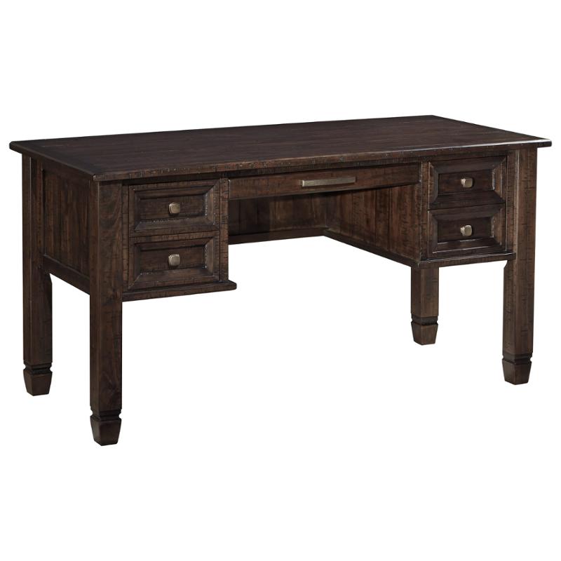 H636-27 Ashley Furniture Townser - Grayish Brown Home Office Desk