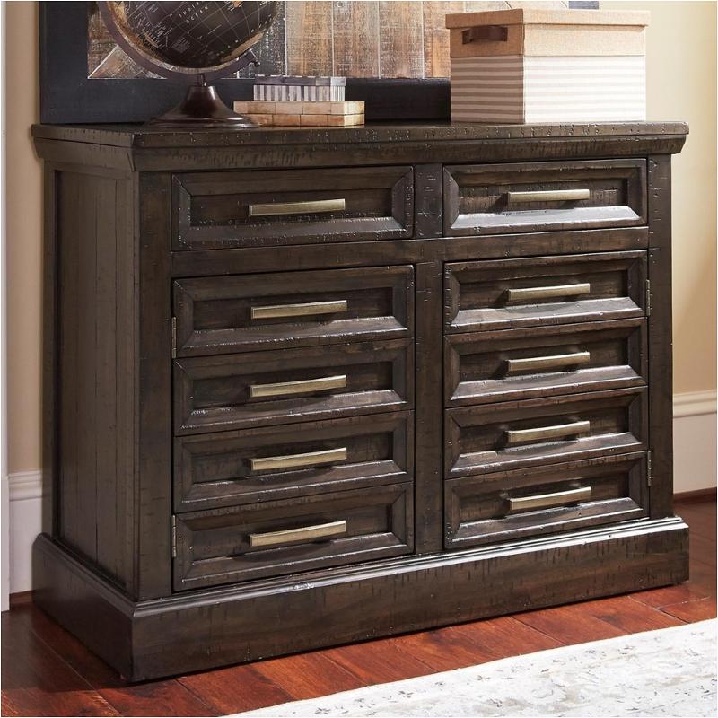 H636-60 Ashley Furniture Townser - Grayish Brown Credenza