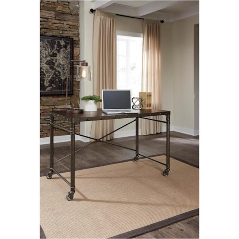 H69810 Ashley Furniture Tremile Dark Brown Home Office Desk