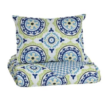 Q229001t Ashley Furniture Danesha - Blue/green Bedding Comforter