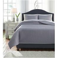Q256023q Ashley Furniture Dietrick - Gray Bedding Comforter