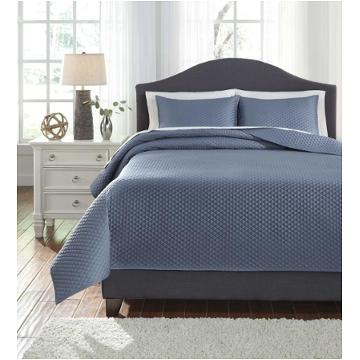 Q256043q Ashley Furniture Dietrick - Blue Bedding Comforter