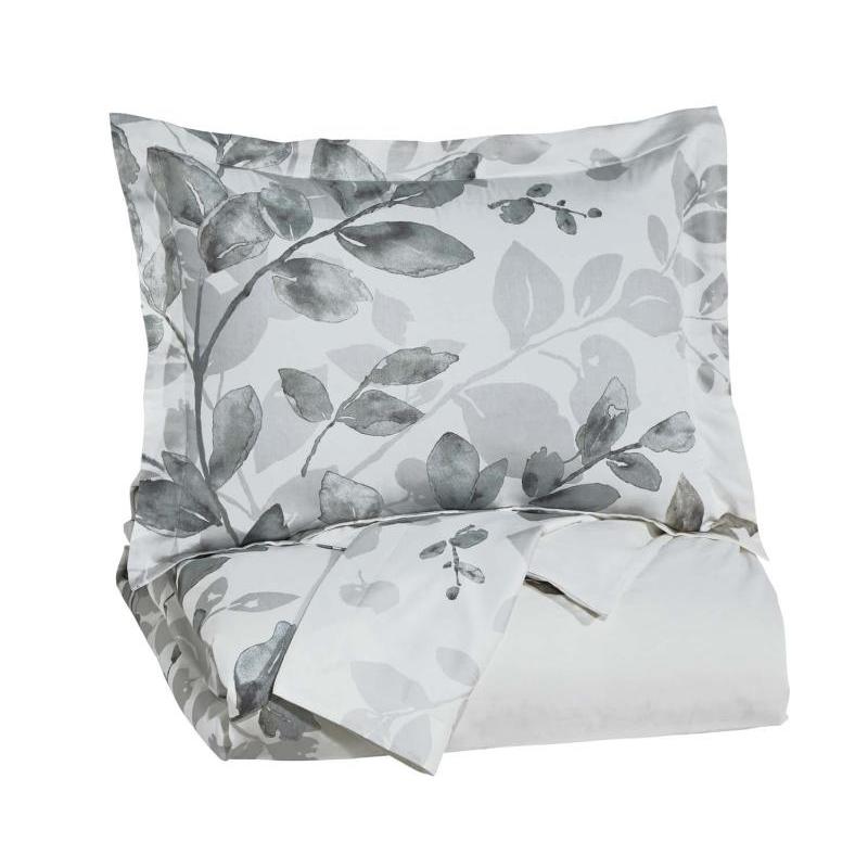 Q287003q Ashley Furniture Dangela - Gray Bedding Comforter
