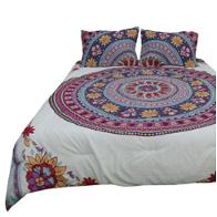 Q291001t Ashley Furniture Amerigo - Pink/aqua/orange Bedding Comforter