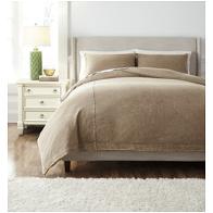 Q477003k Ashley Furniture Solid - Light Brown Bedding Comforter