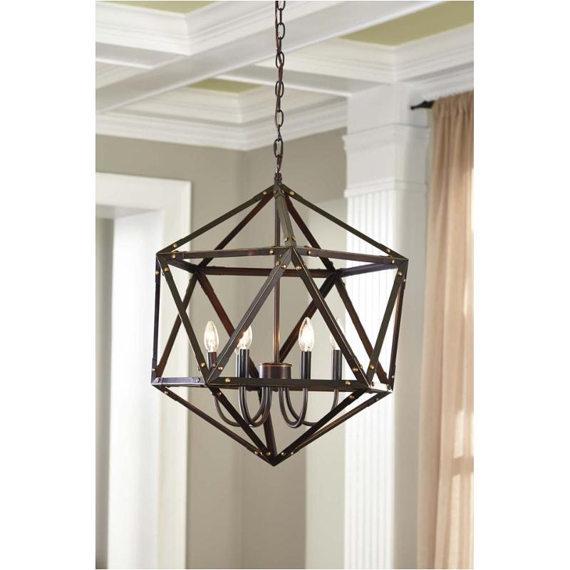 L000038 Ashley Furniture Accent Furniture Metal Pendant Light