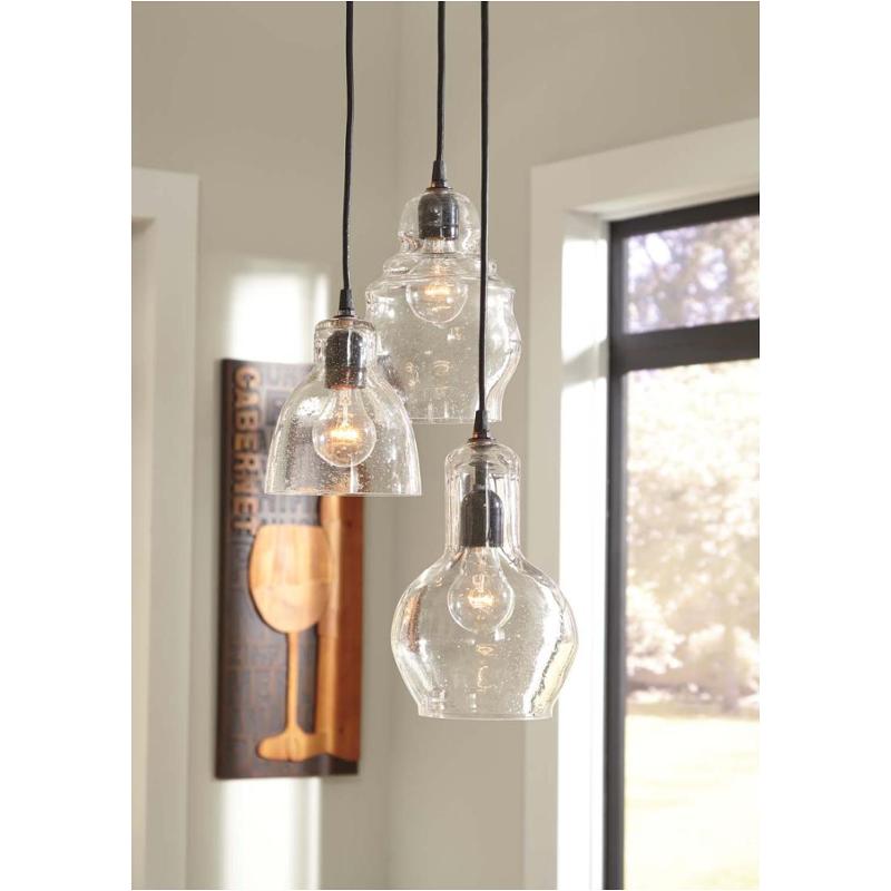 L000458 Ashley Furniture Accent Furniture Glass Pendant Light