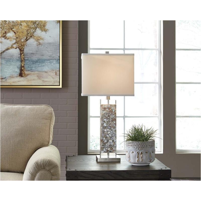 L390024 Ashley Furniture Accent Furniture Shell Table Lamp
