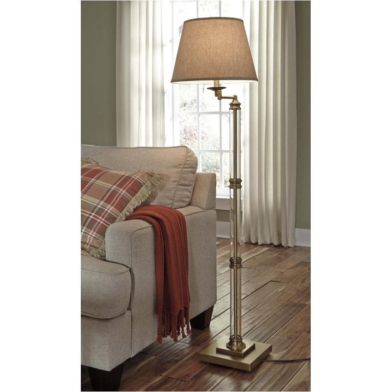 L734181 Ashley Furniture Accent Furniture Glass Floor Lamp