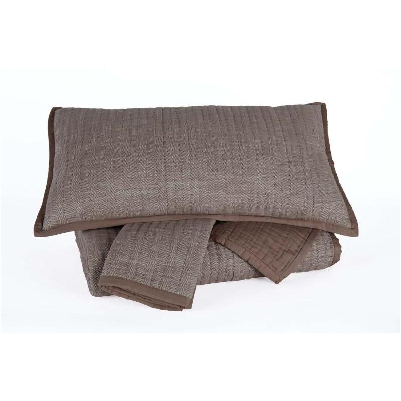 Q486003k Ashley Furniture Stitched - Chocolate Bedding Comforter