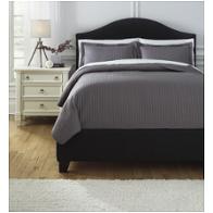 Q498003k Ashley Furniture Raleda - Gray Bedding Comforter