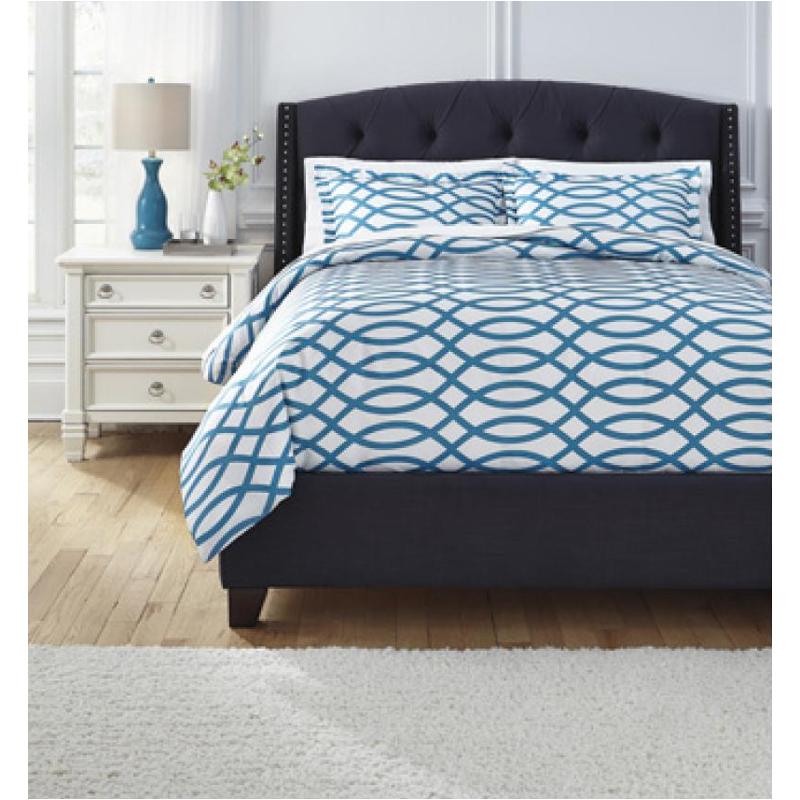 Q720003k Ashley Furniture Leander - Turquoise Bedding Comforter