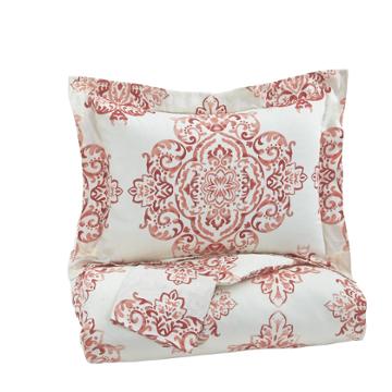 Q728033q Ashley Furniture Fairholm - Coral Bedding Comforter