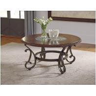 T626-8 Ashley Furniture Gambrey - Reddish Brown Living Room Furniture Cocktail Table