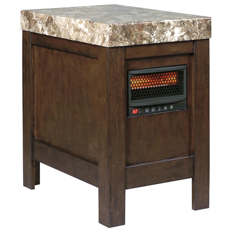T687-17 Ashley Furniture Kraleene - Dark Brown Living Room Furniture End Table