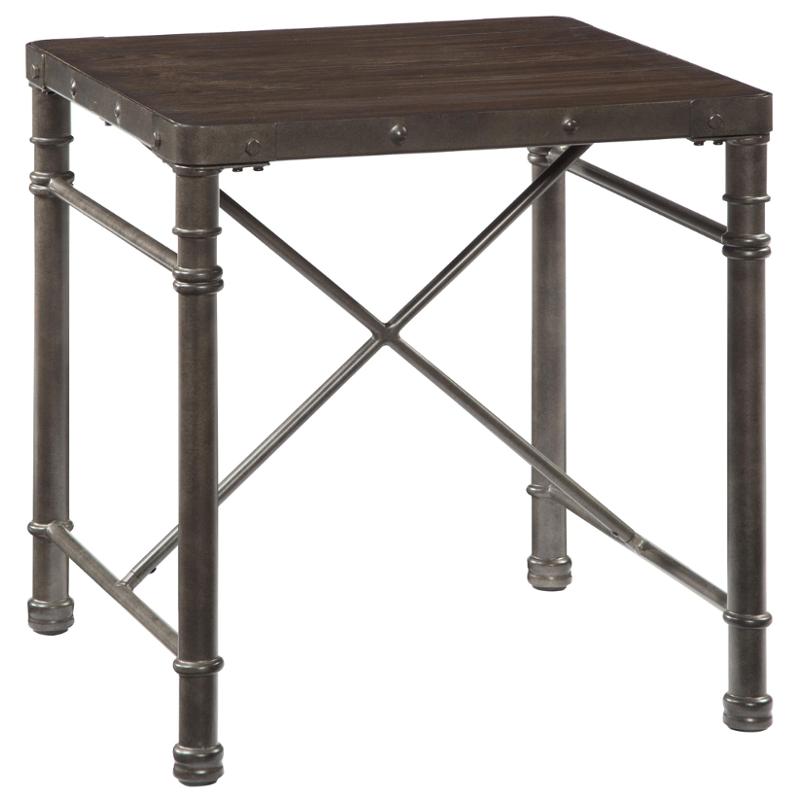 T6982 Ashley Furniture Tremile Dark Brown Square End Table