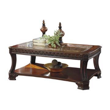 T705-1 Ashley Furniture Ledelle - Brown Living Room Furniture Cocktail Table
