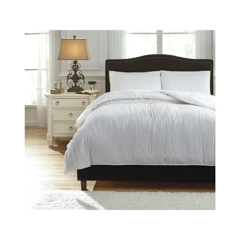 Q738003k Ashley Furniture Limera - White Bedding Comforter