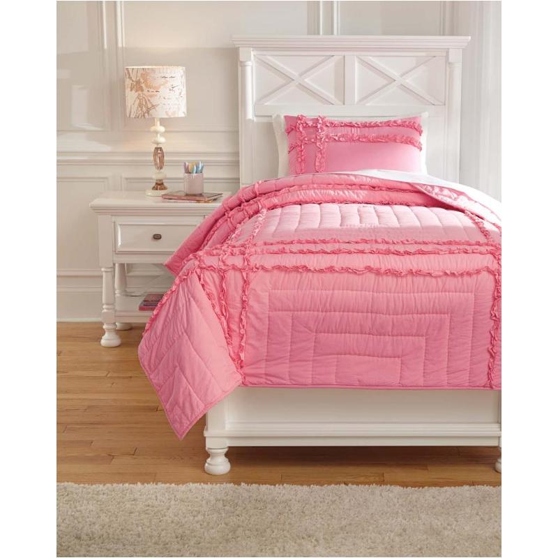 pink twin quilt