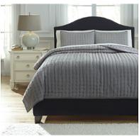 Q748003k Ashley Furniture Teague - Gray Bedding Comforter
