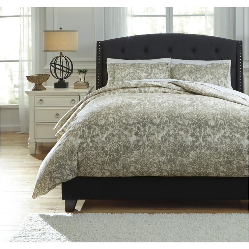 Q751003k Ashley Furniture Kelby Natural King Duvet Cover Set