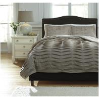 Q752003q Ashley Furniture Voltos - Brown Bedding Comforter
