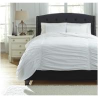 Q753003k Ashley Furniture Tufton - White Bedding Comforter