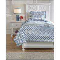 Q758031t Ashley Furniture Loomis - Aqua Bedding Comforter