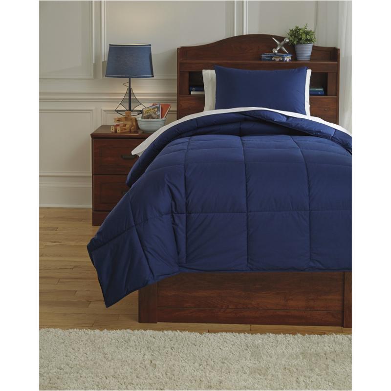 Q759011t Ashley Furniture Plainfield Navy Twin Comforter Set