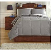 Q759043f Ashley Furniture Plainfield - Gray Bedding Comforter