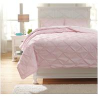 Q768003f Ashley Furniture Medera - Rose Bedding Comforter