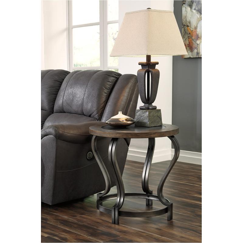 T739-6 Ashley Furniture Volanta - Caramel Living Room Furniture End Table