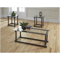 T189-13 Ashley Furniture Vonarri - Black Living Room Furniture Occasional Table Set