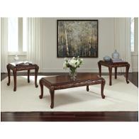 T562-13 Ashley Furniture Florrilyn - Reddish Brown Living Room Furniture Occasional Table Set