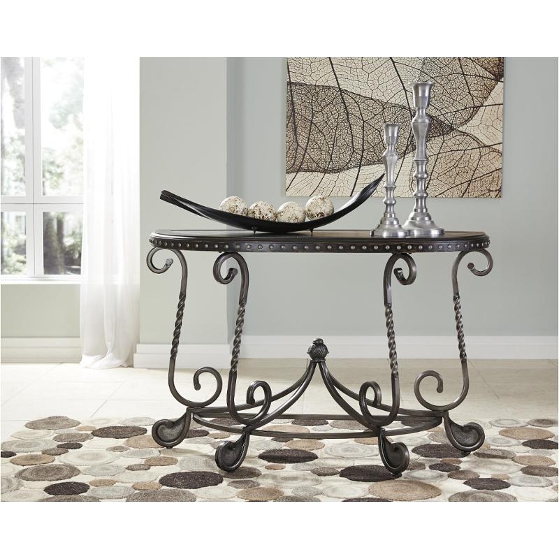 T582-4 Ashley Furniture Jonidell - Black Living Room Furniture Sofa Table