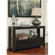 T752-4 Ashley Furniture Gavelston - Rubbed Black Living Room Furniture Sofa Table