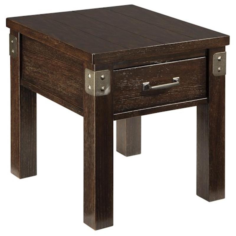 T7593 Ashley Furniture Rectangular End Table