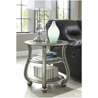 T820-6 Ashley Furniture Coralayne - Silver Finish Living Room Furniture End Table