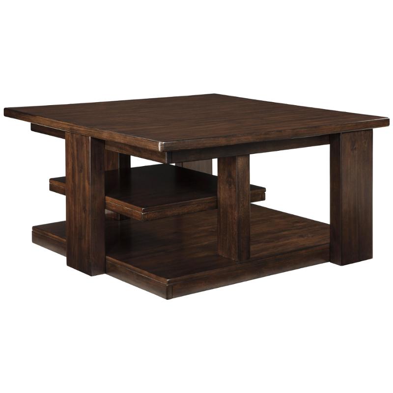 T787-8 Ashley Furniture Square Cocktail Table