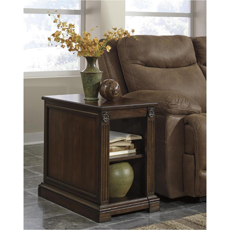 T868-7 Ashley Furniture Lamonte - Brown Chair Side End Table