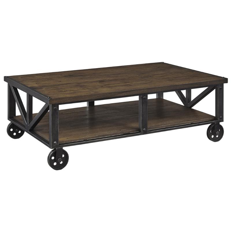 T870-0 Ashley Furniture Rectangular Cocktail Table