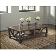 T870-0 Ashley Furniture Rectangular Cocktail Table