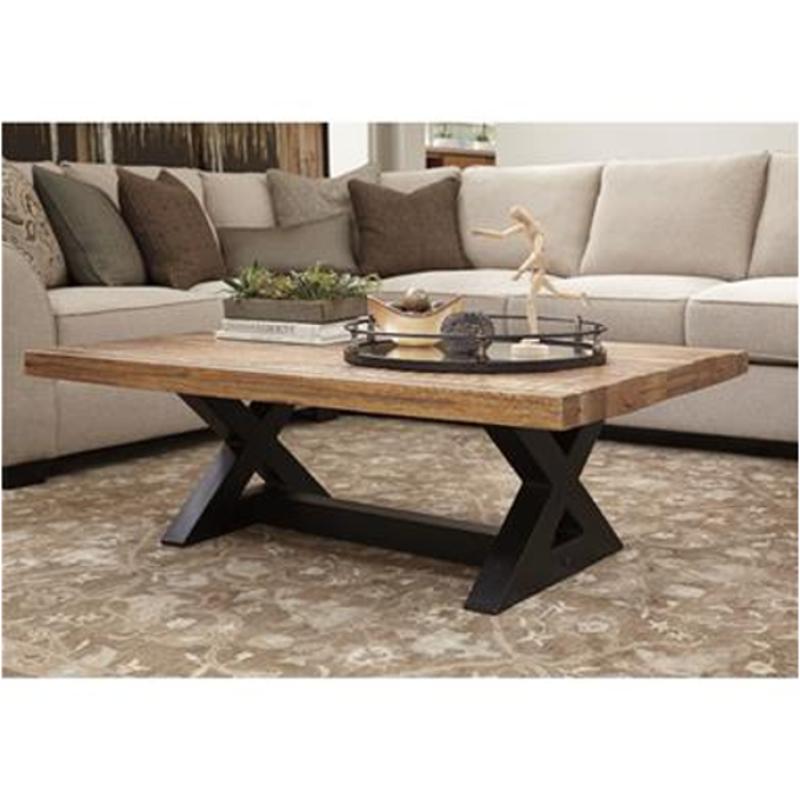 T873-1 Ashley Furniture Wesling Living Room Furniture Cocktail Table