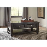 T895-1 Ashley Furniture Townser - Grayish Brown Living Room Furniture Cocktail Table