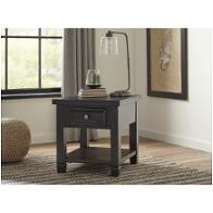 T895-3 Ashley Furniture Townser - Grayish Brown Living Room Furniture End Table